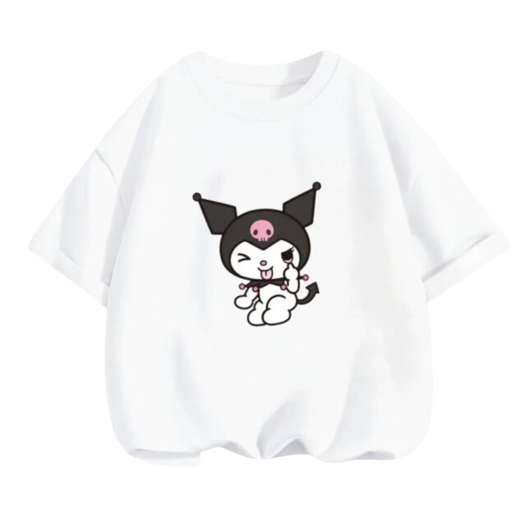 Kawaii Kuromi Anime Short Sleeve T-Shirt