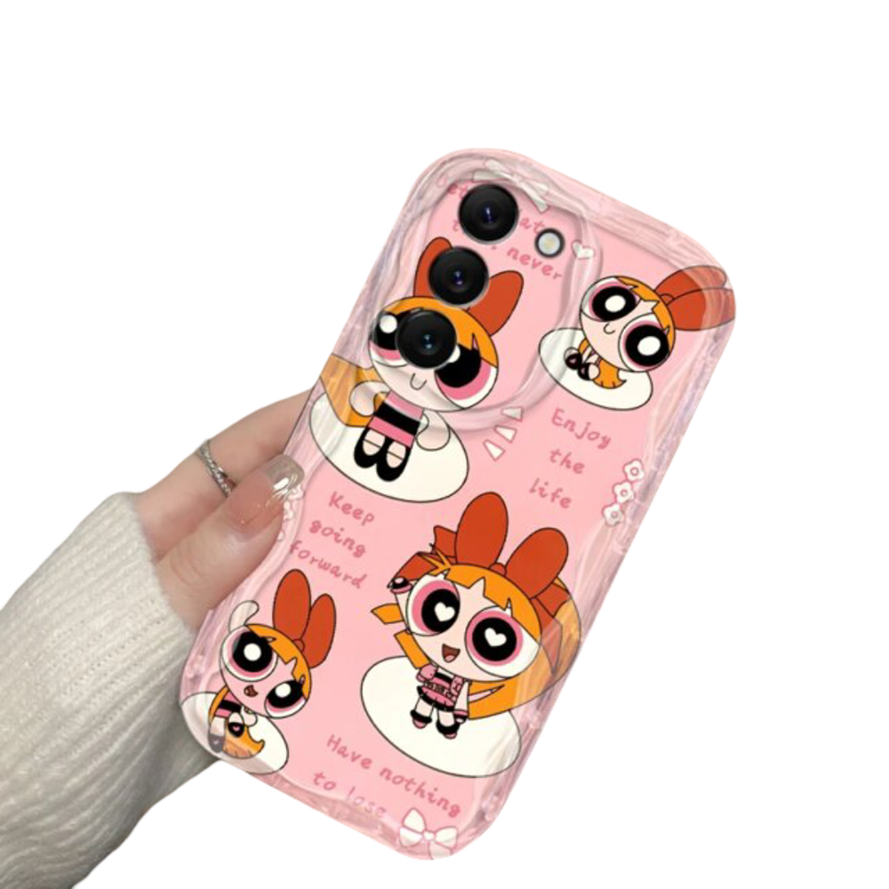 Cartoon The Powerpuff Girls Kawaii Blossom Samsung Phone Case