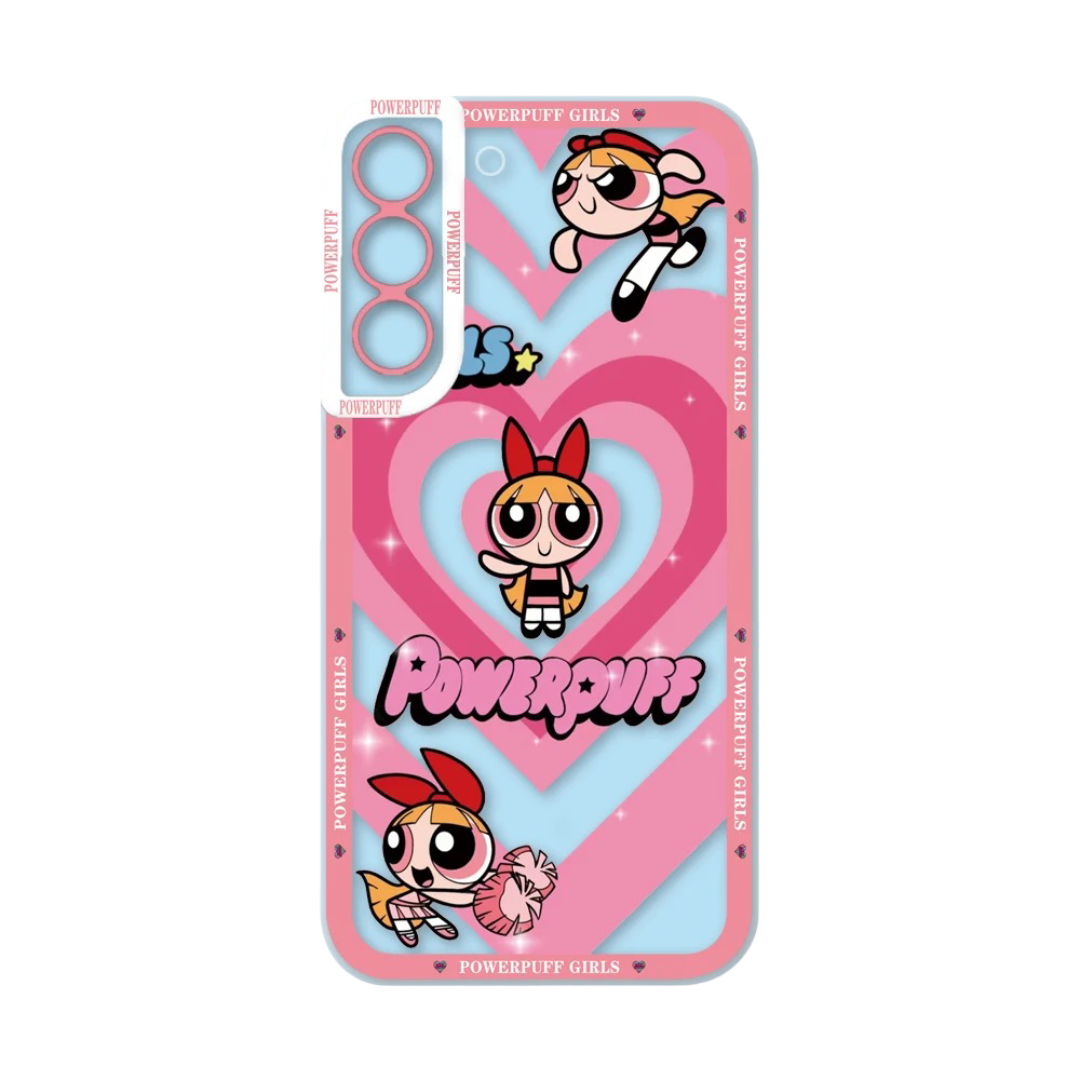 The Powerpuff Girls Kawaii Blossom Silicone Phone Case For Samsung Galaxy