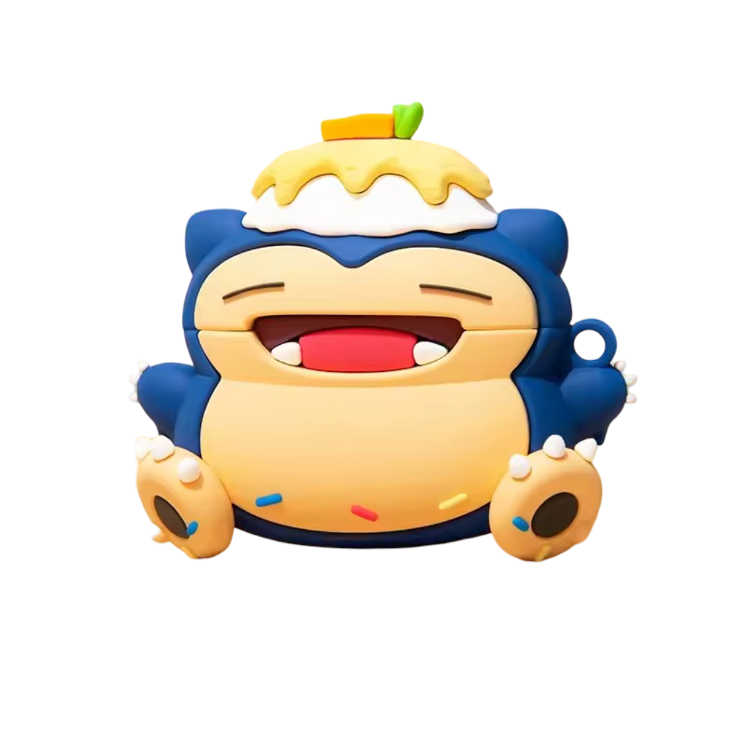 Kawaii Pokemon Snorlax Airpod Case For Galaxy