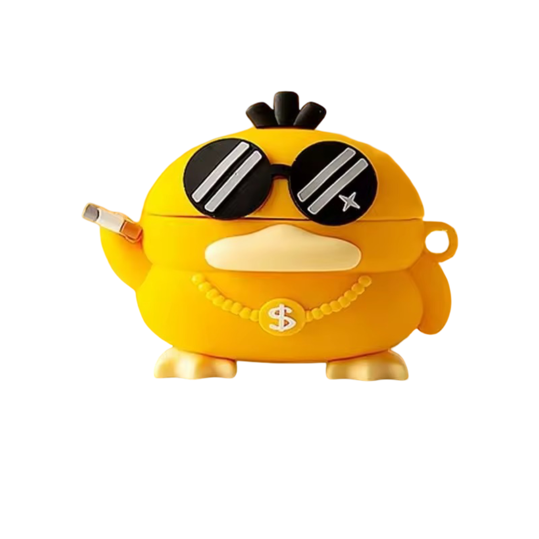 Kawaii Cartoon Duck Airpod Case For Galaxy