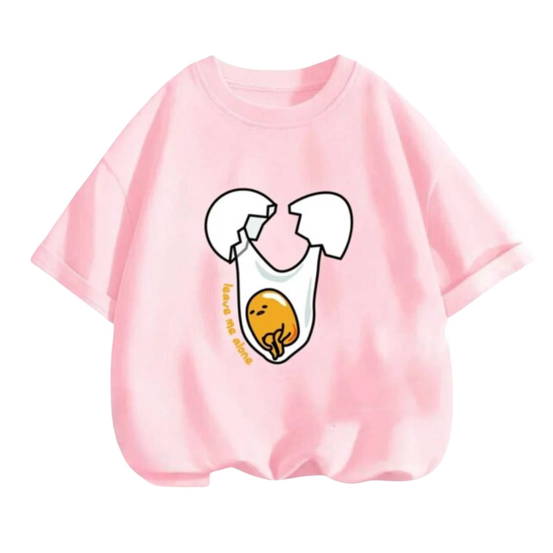 Gudetama Kawaii Anime Short Sleeved T-Shirt Gudetama Kawaii Anime Short Sleeved T-Shirt