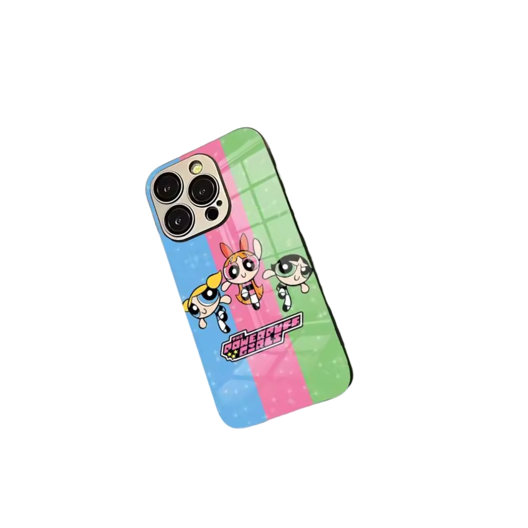 The Powerpuff Girls Character Kawaii Mobile Case For iPhone