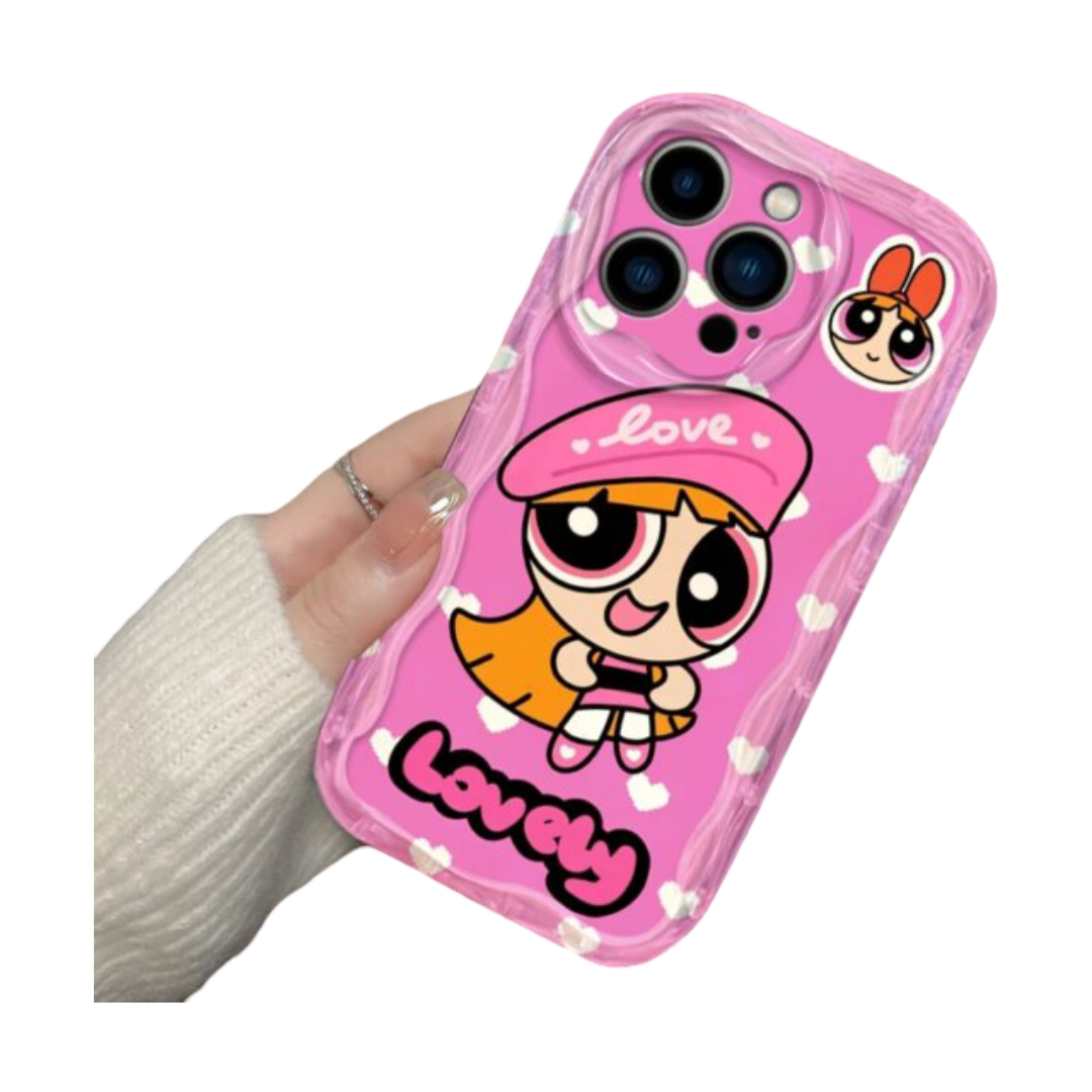 Kawaii Blossom Character The Powerpuff Girls iPhone Case