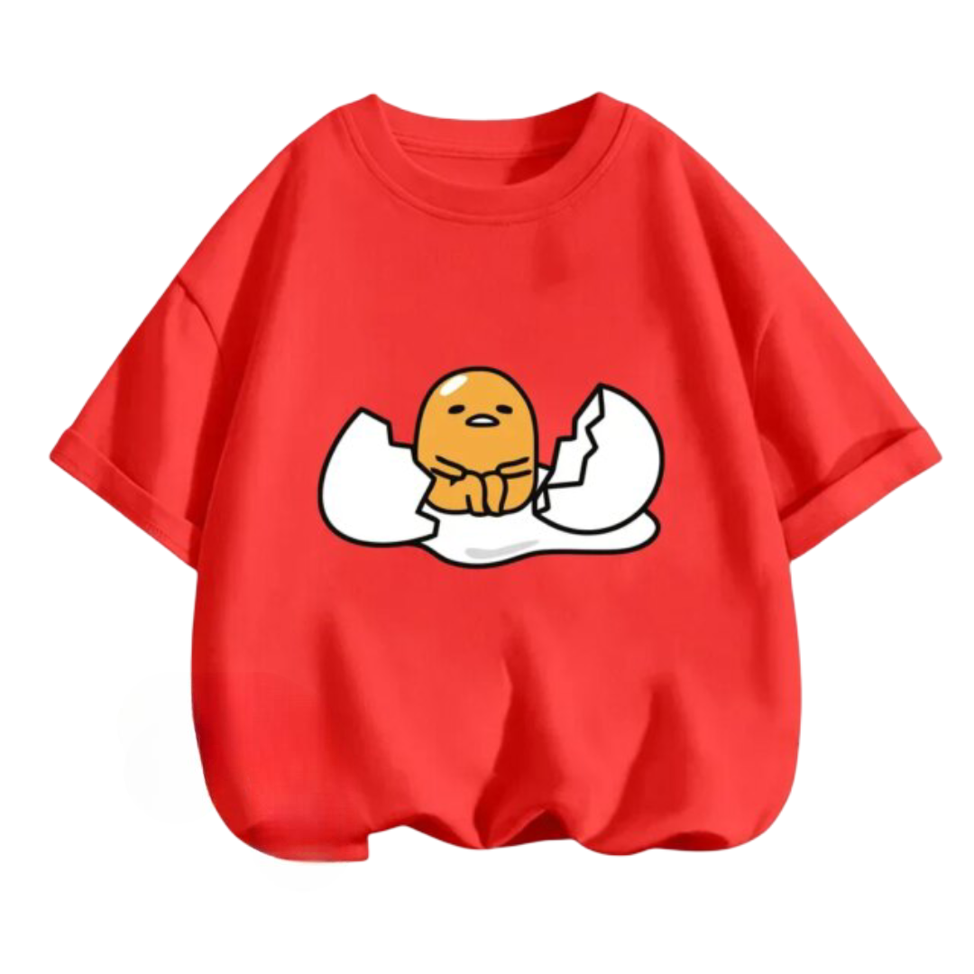 Kawaii Gudetama Anime Short Sleeved T-Shirt