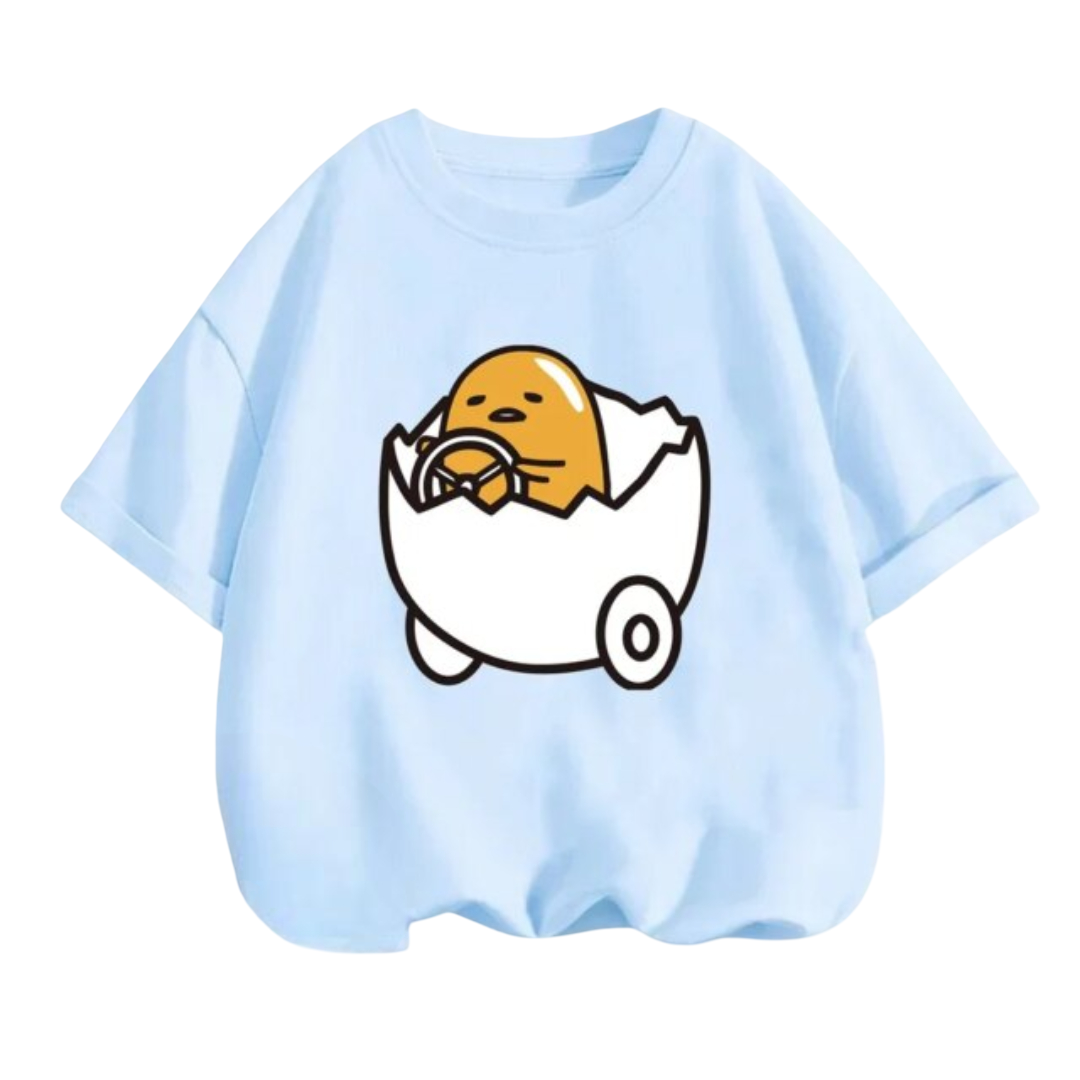 Anime Kawaii Gudetama Short Sleeved T-Shirt