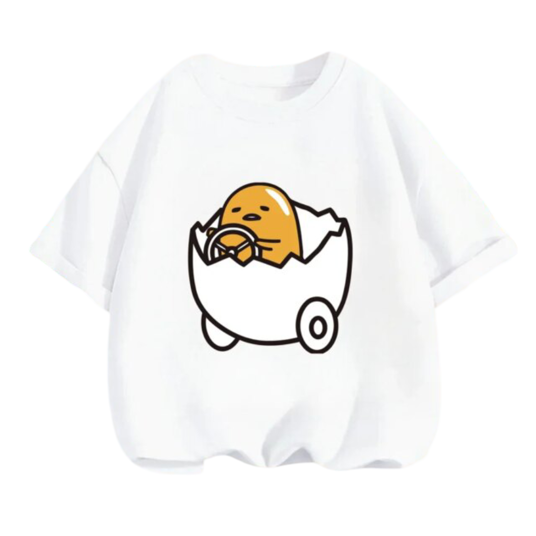 Anime Kawaii Gudetama Short Sleeved T-Shirt