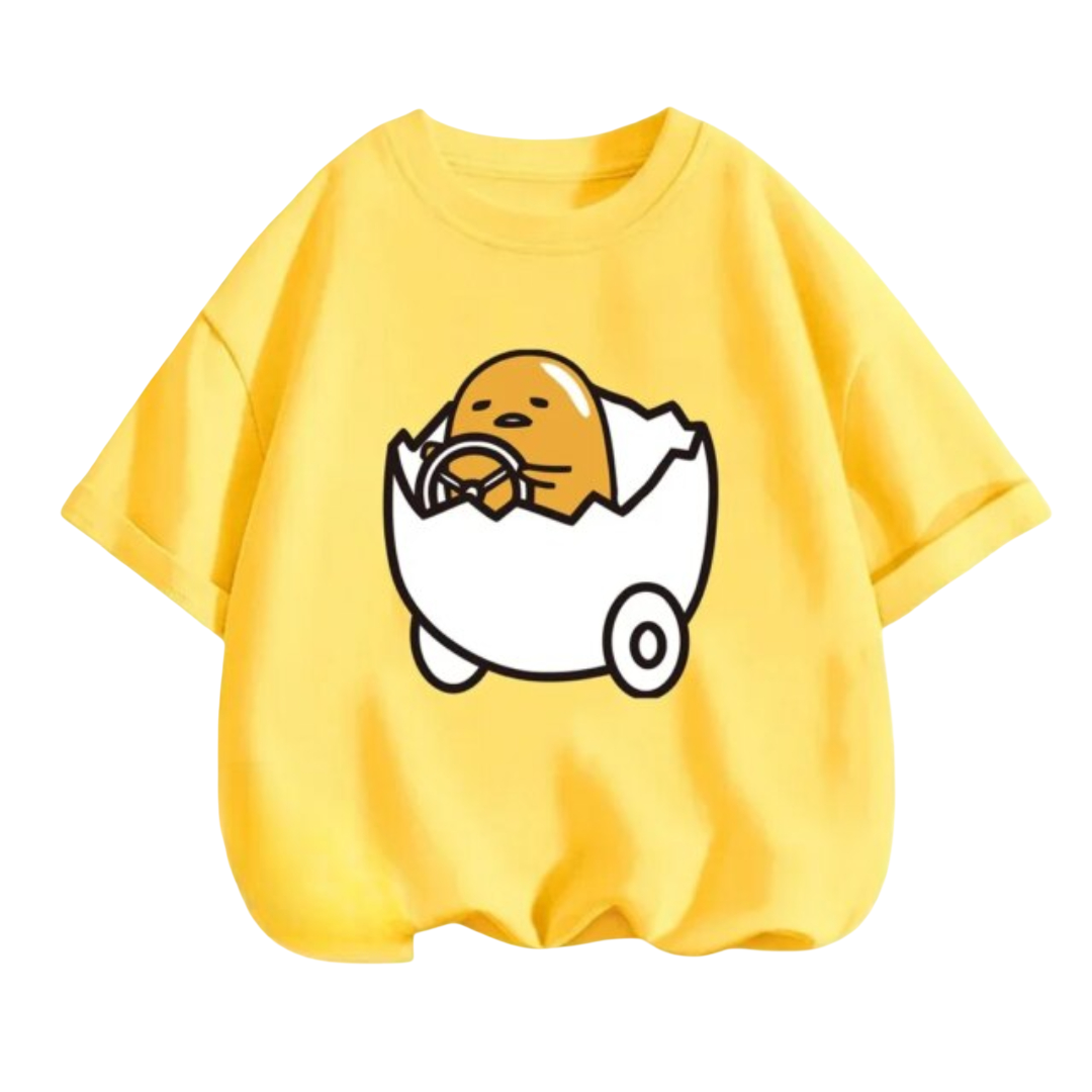 Anime Kawaii Gudetama Short Sleeved T-Shirt