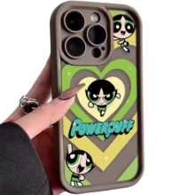 Kawaii The Powerpuff Girls Cartoon Buttercup Phone Case For iPhone Kawaii The Powerpuff Girls Cartoon Buttercup Phone Case For iPhone
