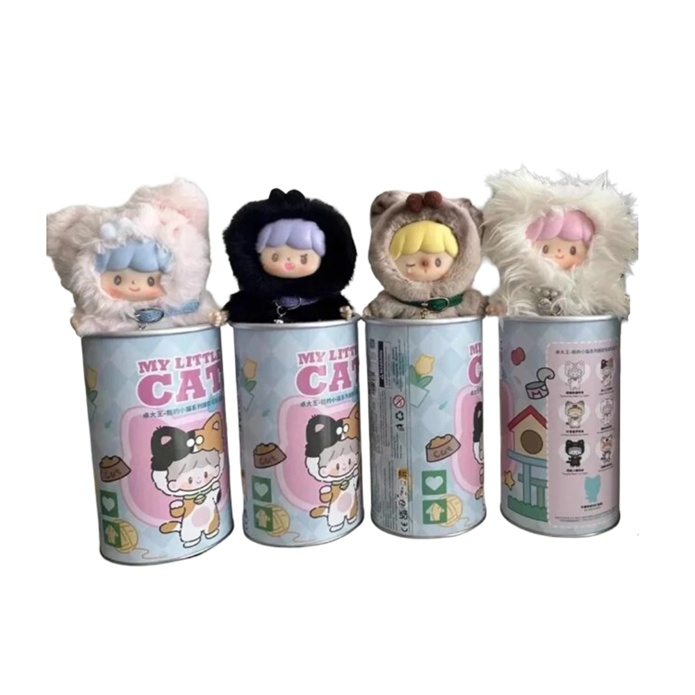 4Pcs/Set Kawaii Zzoton My Little Cat Character Plush Toy