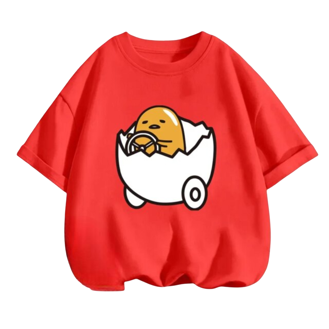 Anime Kawaii Gudetama Short Sleeved T-Shirt