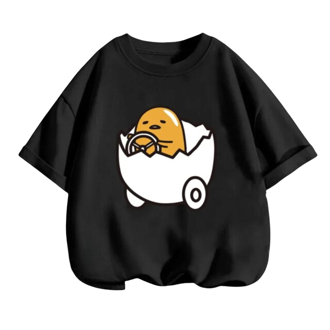 Anime Kawaii Gudetama Short Sleeved T-Shirt