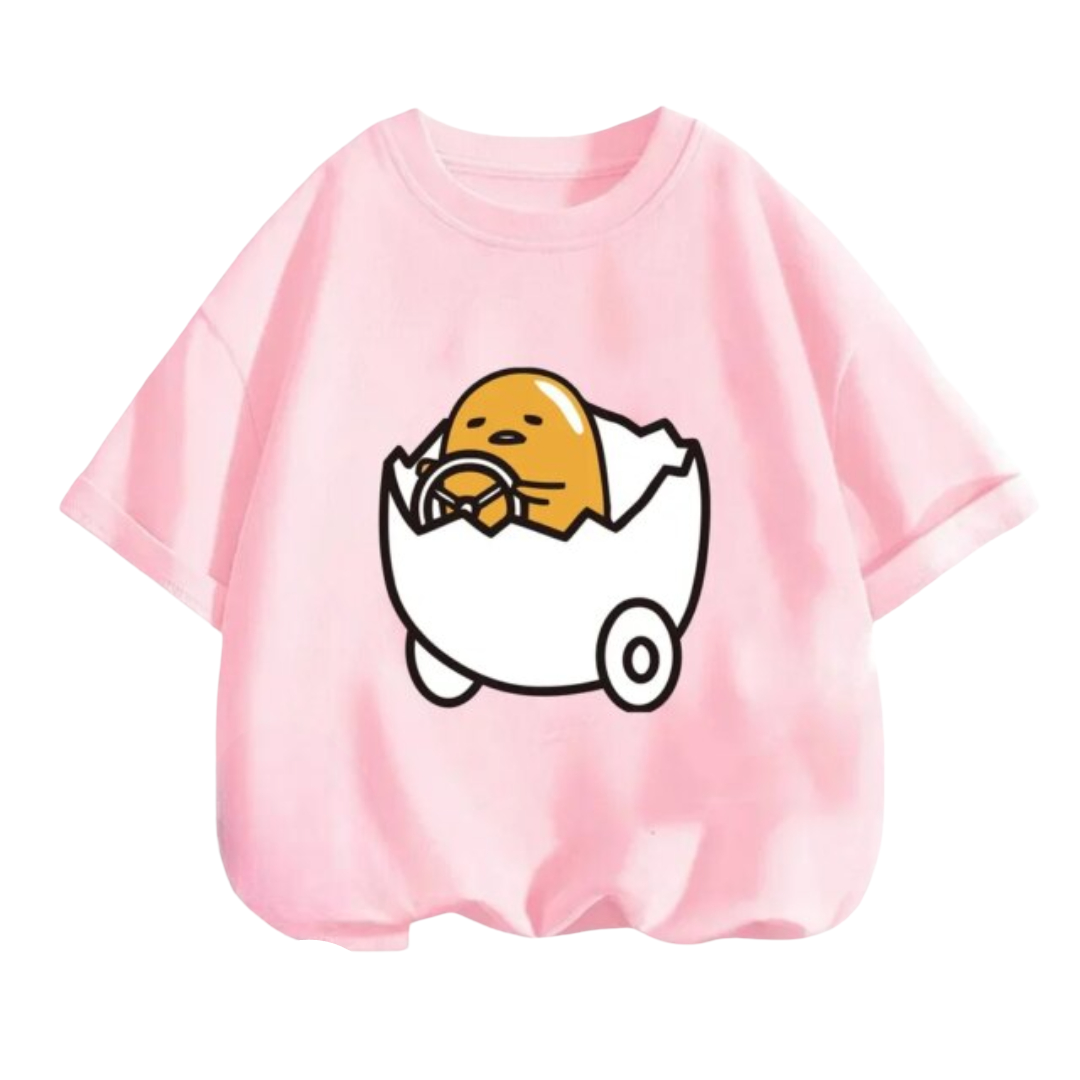 Anime Kawaii Gudetama Short Sleeved T-Shirt