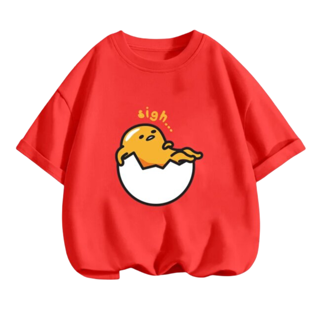 Anime Kawaii Gudetama Short Sleeve T-Shirt