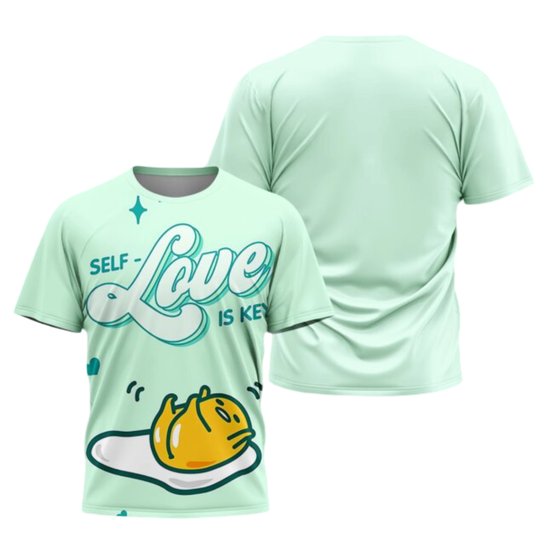 Kawaii Gudetama Lazy Egg Print T-Shirt