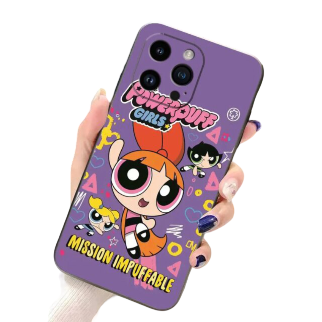 The Powerpuff Girls Cartoon Character Kawaii iPhone Case