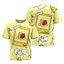 Gudetama Kawaii Lazy Egg Print T-Shirt Gudetama Kawaii Lazy Egg Print T-Shirt