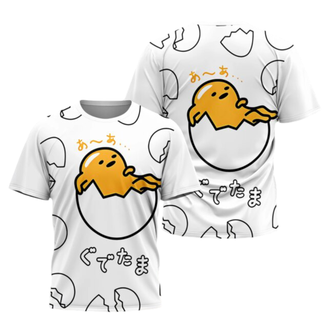 Gudetama Lazy Egg Print Kawaii T-Shirt