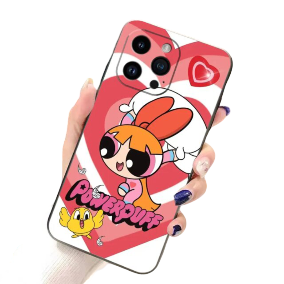 Kawaii The Powerpuff Girls Cartoon Blossom iPhone Case