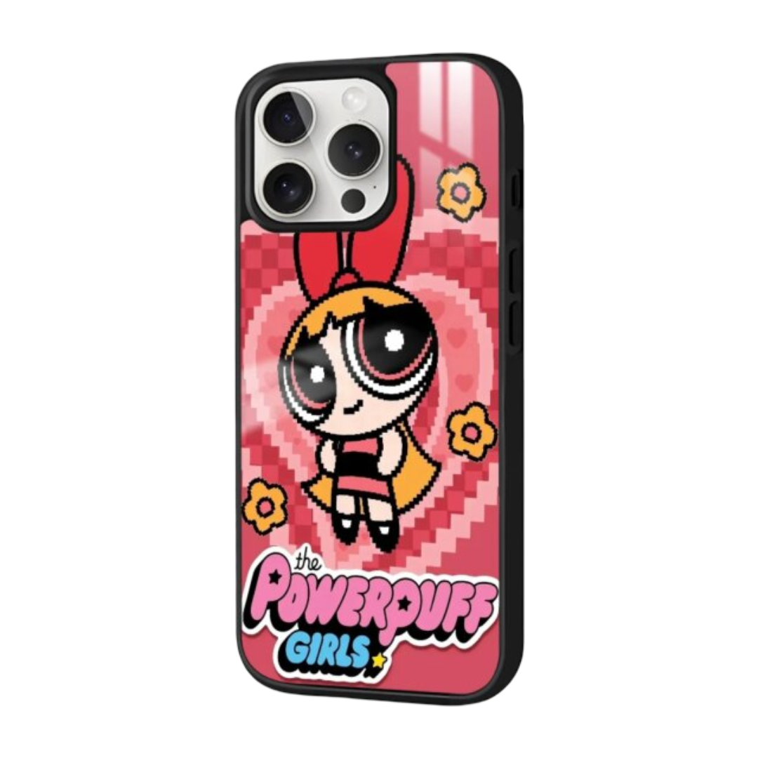 Kawaii The Powerpuff Girls Blossom Cartoon iPhone Case
