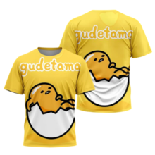 Kawaii Gudetama Lazy Egg 3D Print T-Shirt Kawaii Gudetama Lazy Egg 3D Print T-Shirt