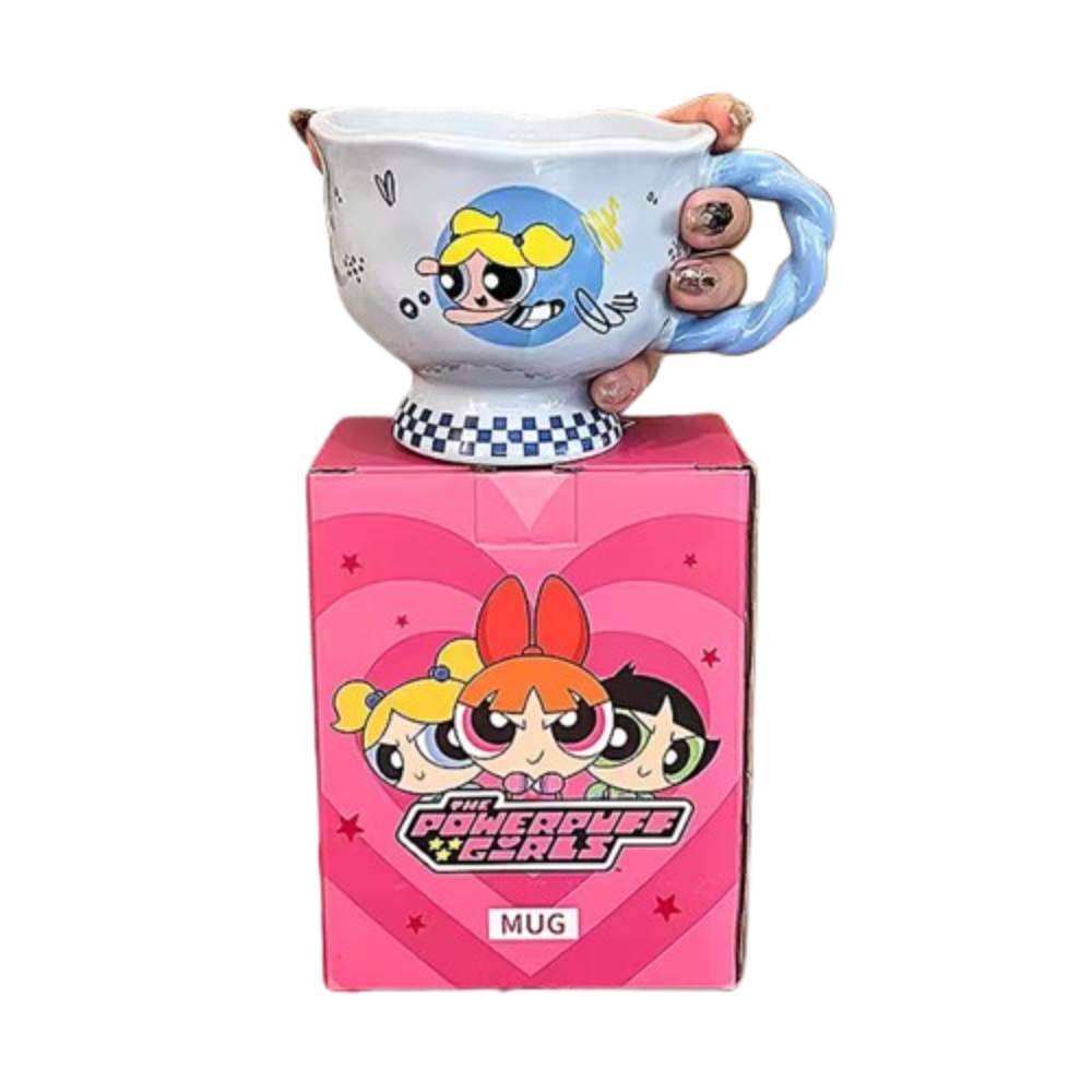 360ml Kawaii The Powerpuff Girls Bubble Ceramic Mug