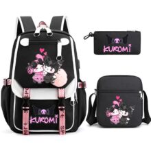 3Pcs/Set Kawaii Anime Sanrio Character Backpack 3Pcs/Set Kawaii Anime Sanrio Character Backpack