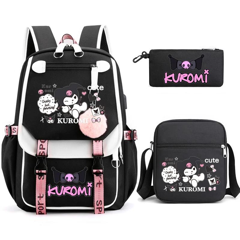 3Pcs/Set Kawaii Anime Sanrio Character Backpack