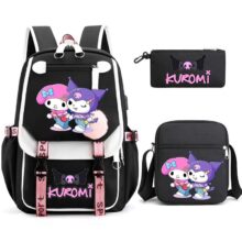 3Pcs/Set Kawaii Anime Sanrio Character Backpack 3Pcs/Set Kawaii Anime Sanrio Character Backpack