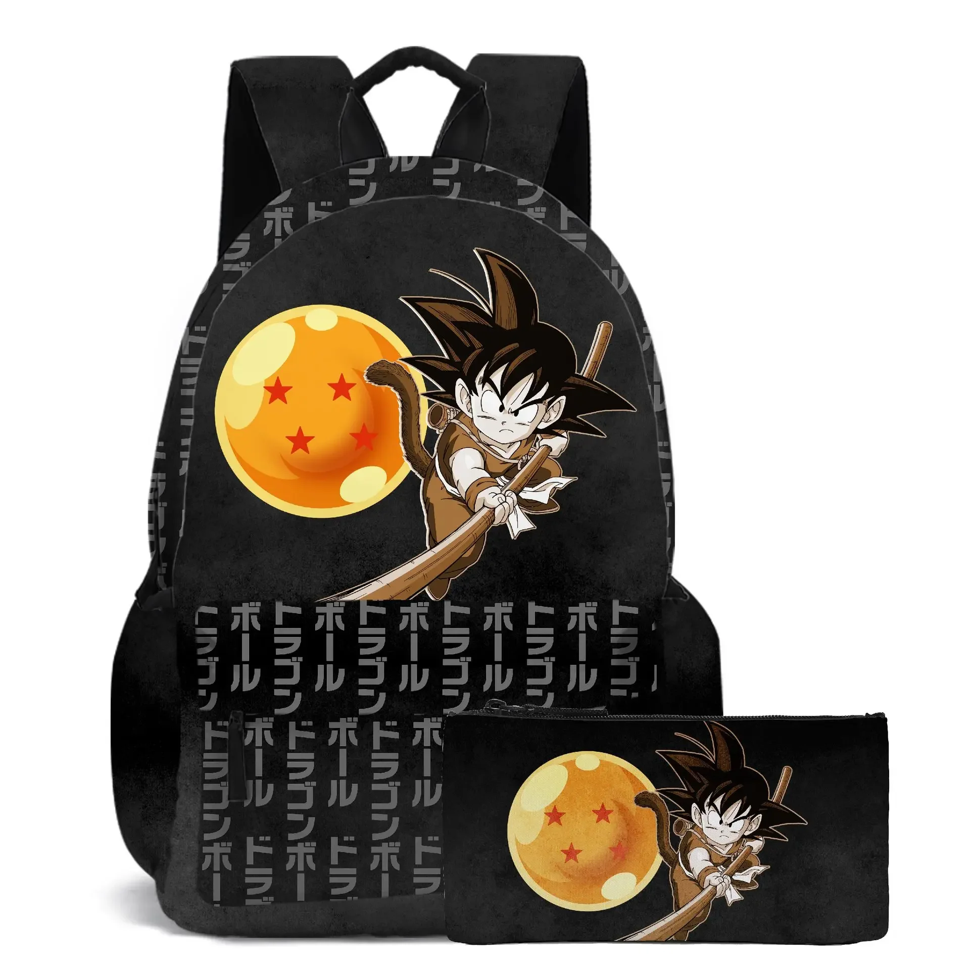 Kawaii Anime Set Dragon Ball Son Goku Printed Backpack