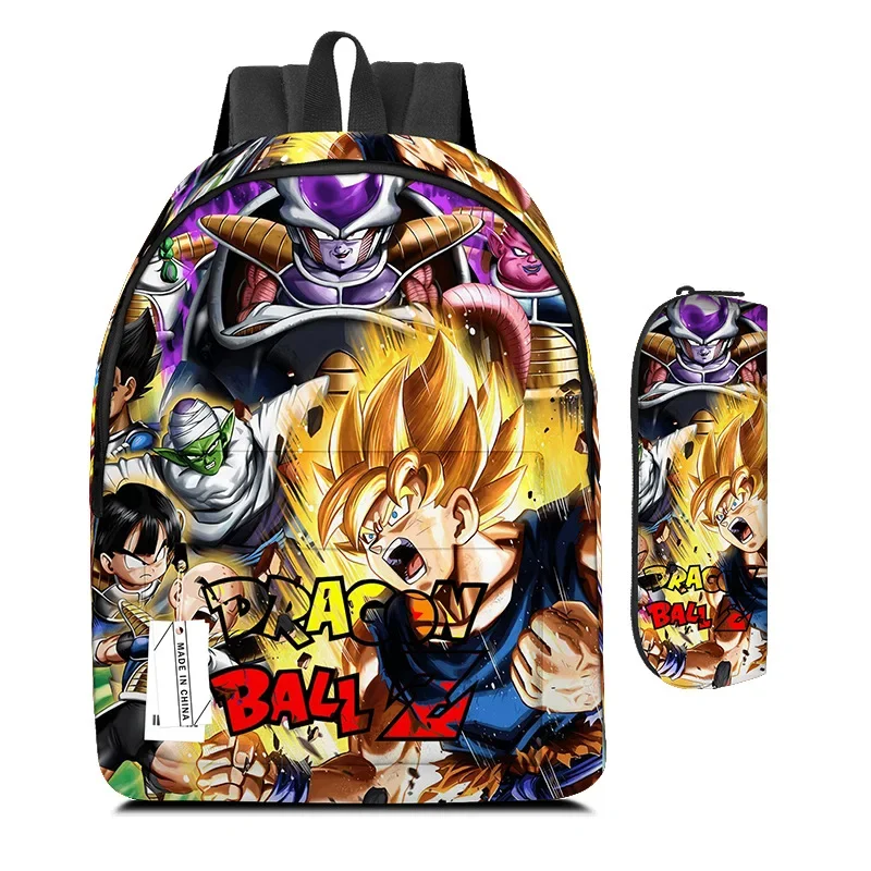 2Pcs/Set Kawaii Anime Dragon Ball Character Backpack