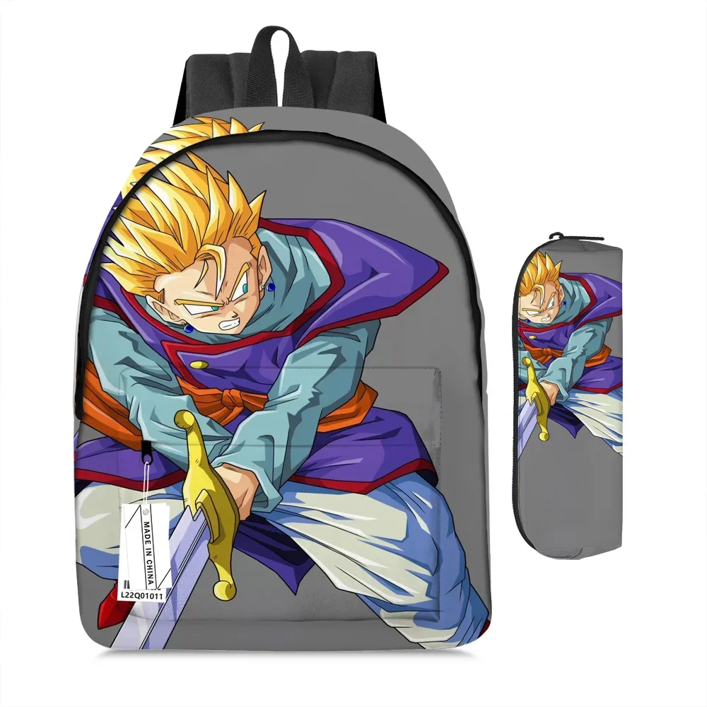 Kawaii Dragon Ball Son Goku Printed School Bag