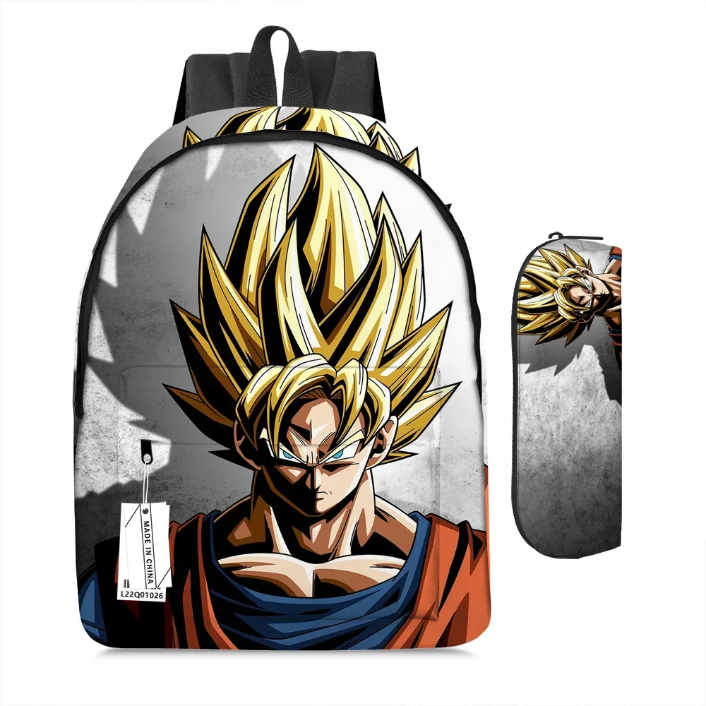 Kawaii Dragon Ball Son Goku Backpack Set