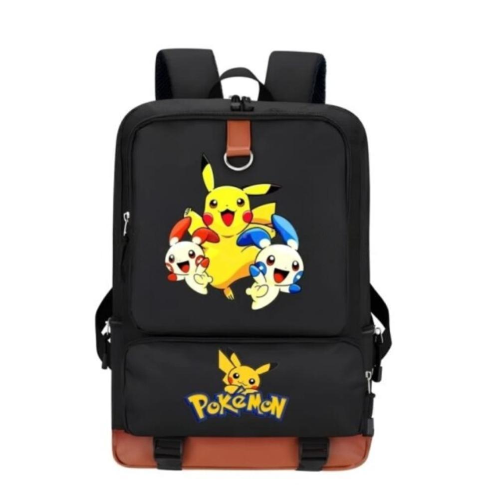 Cartoon Pokemon Canvas Kawaii School Bag