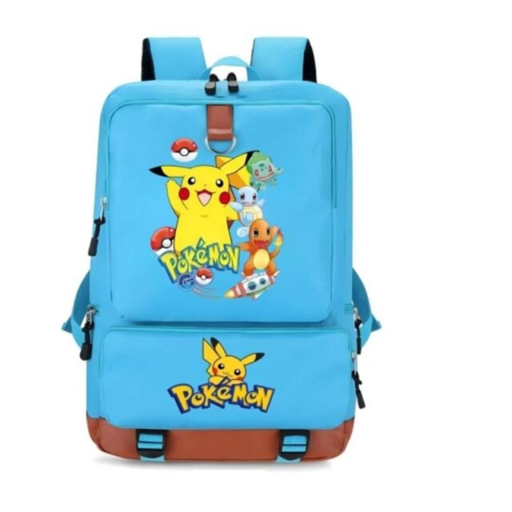 Cartoon Pokemon Canvas Kawaii Backpack