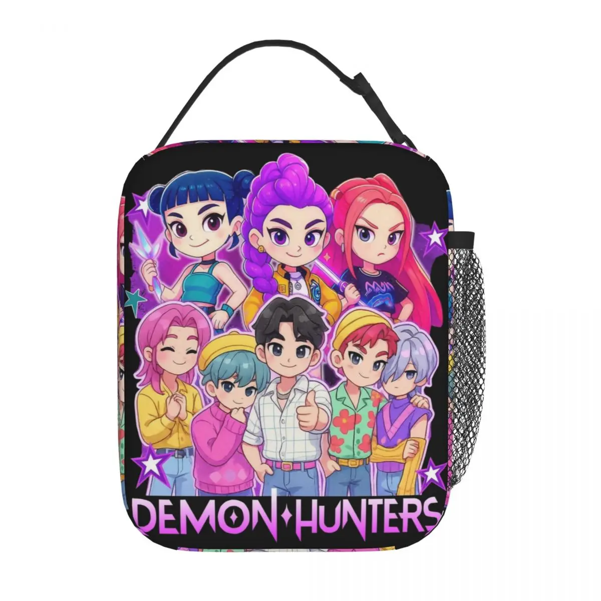 Kawaii Anime K-Pop Demon Hunters And Saja Boys Lunch Bag