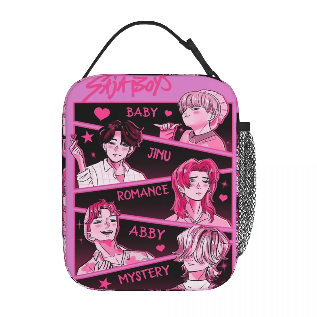Anime K-Pop Demon Hunters And Saja Boys Kawaii Lunch Bag