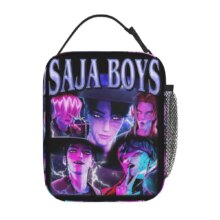 Anime Kawaii K-Pop Demon Hunters And Saja Boys Lunch Bag Anime Kawaii K-Pop Demon Hunters And Saja Boys Lunch Bag
