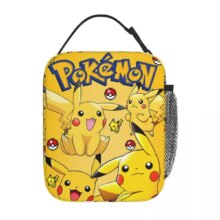 Cartoon Kawaii Pokemon Character Thermal Insulated Lunchbag Cartoon Kawaii Pokemon Character Thermal Insulated Lunchbag