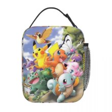 Cartoon Pokemon Character Thermal Kawaii Insulated Lunchbag Cartoon Pokemon Character Thermal Kawaii Insulated Lunchbag