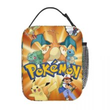 Cartoon Kawaii Pokemon Character Thermal Insulated Lunch Bag Cartoon Kawaii Pokemon Character Thermal Insulated Lunch Bag