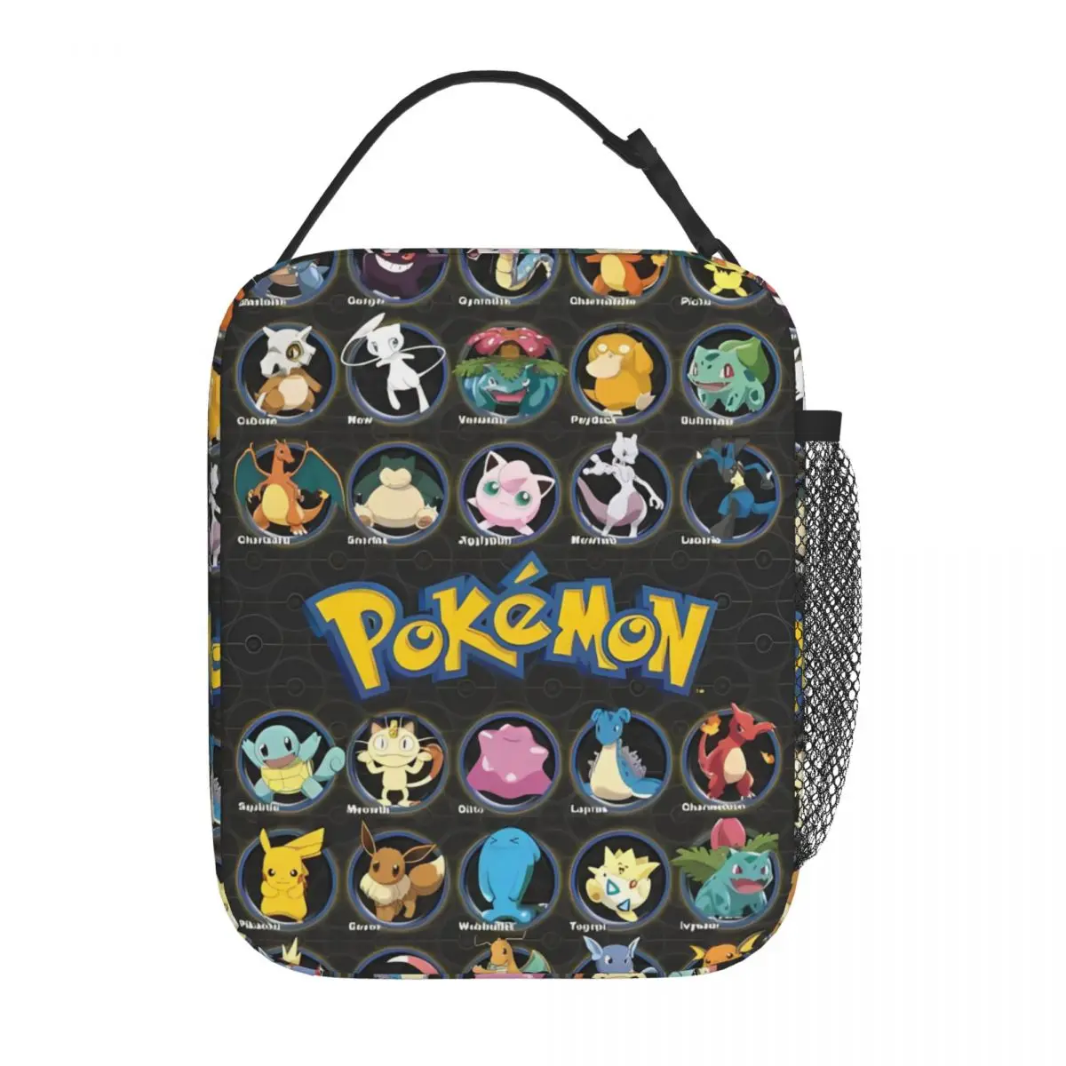 Cartoon Pokemon Character Thermal Insulated Kawaii Lunch Bag