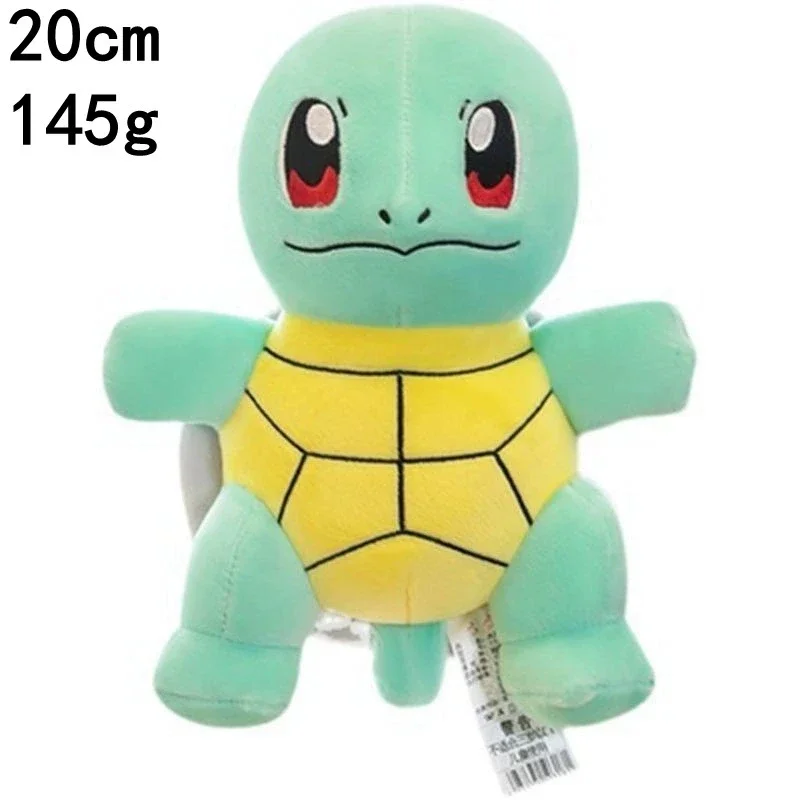 2025 Charmander Squirtle Bulbasaur Plush Toy Anime Figure Model Kids Birthday Gift Anime Stuffed Gift for Kids Children