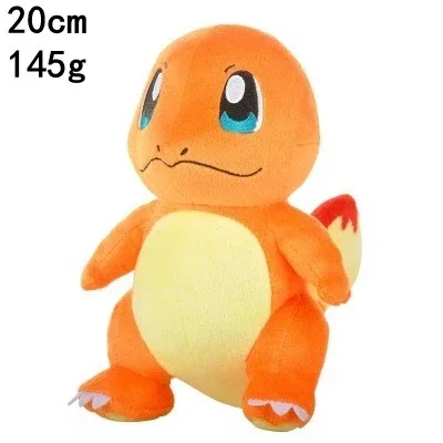 2025 Charmander Squirtle Bulbasaur Plush Toy Anime Figure Model Kids Birthday Gift Anime Stuffed Gift for Kids Children