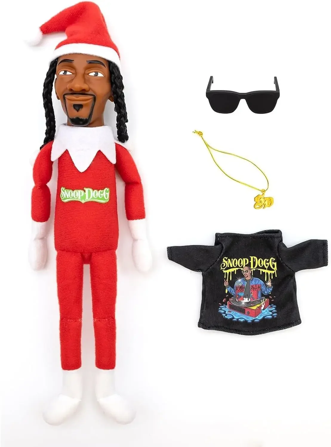 Kawaii Snoop Dogg Plush Toy Christmas Costume