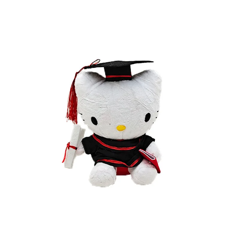 20cm Kawaii Hello Kitty Graduation Plush Toy