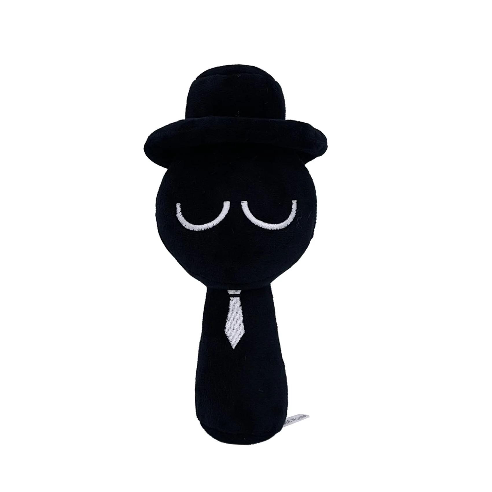 20cm Sprunki Black Kawaii Plush Toy