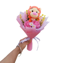 30cm Kawaii Cartoon Tiger Plush Bouquet 30cm Kawaii Cartoon Tiger Plush Bouquet