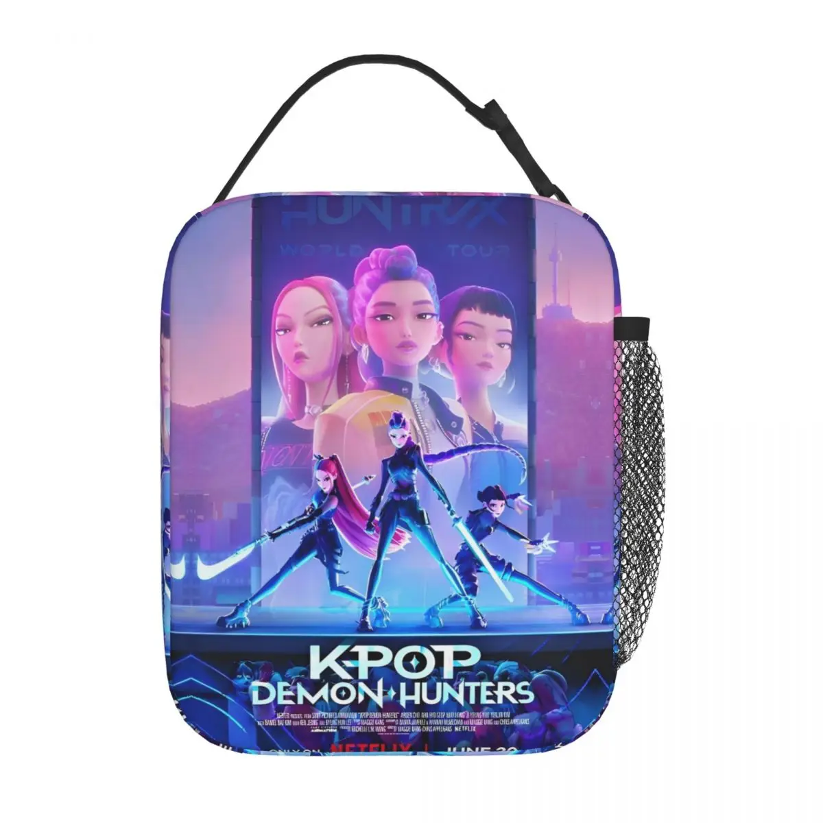K-Pop Demon Hunters Kawaii Portable Lunch Bag