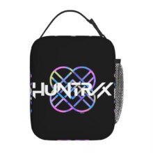 K-Pop Demon Hunters HUNTR/X Logo Kawaii Portable Lunch Bag K-Pop Demon Hunters HUNTR/X Logo Kawaii Portable Lunch Bag